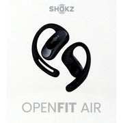 Shokz OpenFit Air Open-Ear True Wireless Earbuds, Black, Lightweight Sporty Design, Bluetooth 5.2, 28-Hour Battery Life, T511-ST-BK-US