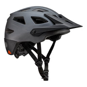 Ozark Trail Rechargeable Rear Light-Up Bike Helmet, 9-Mode LED Rear Light, USB Rechargeable, 16 Cooling Vents, Extended Rear Coverage, Adjustable Dial Fit, Blue, Youth and Adult