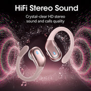 VEAT00L Wireless Earbud, Bluetooth 5.3, 80Hrs Playtime, IP7 Waterproof, ENC Noise Cancelling Mics, Gold