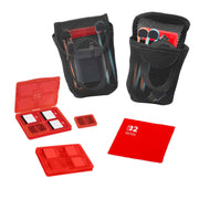 RDS Industries Game Traveler Deluxe System Case for Nintendo Switch 2 and OLED with Hard Shell, Storage for Accessories, Black