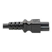 Tripp Lite Power Cord Adapter, 6 ft 18AWG, IEC C14 to C5, Black, P014-006