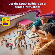 LEGO 71836 NINJAGO Arc Dragon of Focus Battle Playset - 8 Minifigures Included - Interactive Dragon Toy for Ages 9 and Up