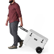 YETI Tundra Haul Cooler, Portable Wheeled, Rotomolded Construction, PermaFrost Insulation, NeverFlat Wheels, StrongArm Handle, Ridgeline, 55 lb Capacity, 10060450008