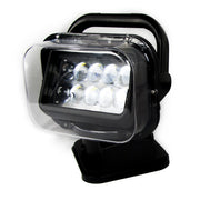 Race Sport Motorized 50W LED Spotlight with Remote Swivel, Black