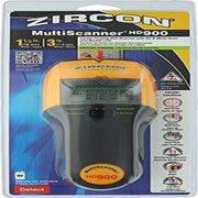 Zircon HD900 9 Volt 4-Mode Multi Scanner for Finding Studs, Live Wire, or Metal w/ Back Lit Display (Battery Not Included, Tool Only)