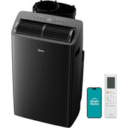 Midea MAP12S1TBL Duo 12,000 BTU (10,000 BTU SACC) High Efficiency Inverter, Ultra Quiet Portable Air Conditioner, Black