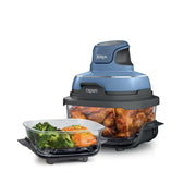 Ninja FN100ND Crispi 3-in-1 Portable Air Fryer Cooking System 4QT & 5 Cup Containers Denim Blue