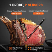 ThermoPro TP962W Twin TempSpike Truly Wireless Meat Thermometer