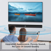 Assist Trust KY8000 TV Sound Bar, 50W Stereo 360 Surround Sound, Bluetooth 5.0, 2 in 1 Detachable Design, HDMI ARC, Optical, AUX, Remote Control