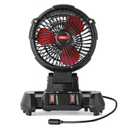 Hyper Tough C1024 20V 7.5 inch Cordless Misting Fan with 1.5Ah Lithium-ion Battery Pack Powered