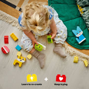 LEGO DUPLO My First 3 in 1 Creative Cute Pets Building Toy, Multicolor, 24 Pieces, Ages 18 Months and Up, 6581007