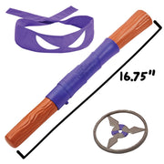 Teenage Mutant Ninja Turtles Donatello Spin Attack Role Play Set with Bo Staff, Purple Mask, Ninja Stars, 84267