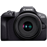Canon 6052C012 EOS R100 4K Video Mirrorless Camera with RF-S 18-45mm f/4.5-6.3 IS STM Lens - Black