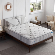 lechepus Queen Mattress 10 Inch Hybrid Foam Mattresses in a Box Pocket Innersprings