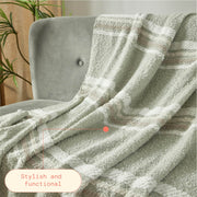 Beautiful by Drew Barrymore BBF528001798072 Beautiful Sage Green Cozy Chenille Throw for Adults, 50