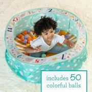 Infantino 213079-00 Pop-Up Ball Pit 50 Colorful Balls, Easy Setup & Storage, 35