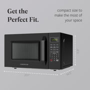 Farberware FMO11WEIBK 1.1 Cu. Ft. 1000-Watt Compact Microwave Oven, Black