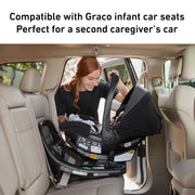 Graco SnugRide SnugFit Infant Car Seat Base with Anti-Rebound Bar, SnugLock Technology, Adjustable 5-Position Recline, Black, 2120612