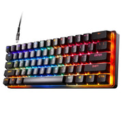 SteelSeries 64820 Apex Pro Mini 60% V2 Wired Mechanical OmniPoint HyperMagnetic Gaming Keyboard w/Rapid Tap, Black
