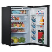 Galanz GL43S5 4.3 cu ft Compact Single-Door Refrigerator, Stainless Steel