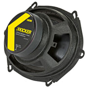 Kicker CS-Series 6x8-Inch 2-Way Coaxial Car Speakers, 225W Peak Power, 4 Ohm, Polypropylene Cone, Neodymium Tweeter, 2 Pack, 46CSC684