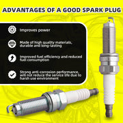 MOAUTO Ignition Coils and Iridium Spark Plugs Set with Removal Tool, Compatible with Chrysler Pacifica, Dodge Durango, Jeep Grand Cherokee Wrangler, Ram 1500 3.6L V6, Pack of 6 UF807