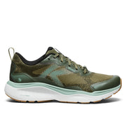 KEEN Women's Leiki Waterproof Hiking Shoes, Lightweight Breathable Durable, Winter Moss Granite Green, Size 9, 1030505