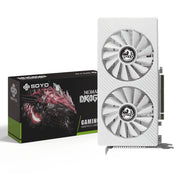 SOYO RX580 AMD Radeon Gaming Graphics Card, 8GB GDDR5, 256-Bit, Dual-Fan Cooling, White
