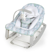 Ingenuity Keep Cozy 3-in-1 Baby Bouncer Rocker Toddler Seat with Vibrations Pink Burst 12909