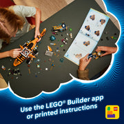 LEGO DREAMZzz Tiger Shark Tank Building Toy, 2 Build Options, 1548 Pieces, Includes 5 Minifigures, Ages 9+, 6588606