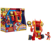 Hasbro Marvel Iron Man 2-in-1 Mech Suit and Vehicle Action Figure with Poseable 3-Inch Figure and Hero Reveal Feature