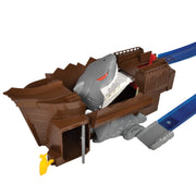 Simba Dickie Adventure Force Pirate Garage Multi-Level Trackset with Two Die-Cast Cars and Helicopter, Multicolor