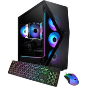 iBUYPOWER A3851B4080BHP20 Slate Gaming PC Ryzen 7 8700F 4.1GHz NVIDIA GeForce RTX 5070 12GB 32GB RAM 1TB SSD Win 11 Home Black