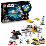 LEGO Star Wars SMART Play Lukes Red Five X-Wing Interactive Building Toy, 581 Pieces, Ages 6+, 75423