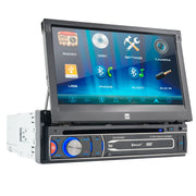 Dual Electronics XDVD179BT 7-inch Touch Screen Single DIN Bluetooth Car Stereo Receiver, Black