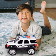 Sunny Days Entertainment Maxx Action Large Rescue Police SUV Motorized Toy Vehicle with LED Lights and Sounds, Multicolor, 11.75 in, 320174