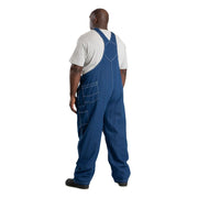 Berne Vintage Unlined Washed Denim Bib Overall, 32W x 32L, Medium Waist, Blue, B913