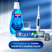 Crest Premium Plus Scope Outlast Toothpaste, Long Lasting Mint Flavor, Fluoride Protection, Whitening Formula, 5.2 oz Tubes, Pack of 3