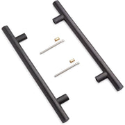 Signature Hardware 479558 Kobe 12 Inch Center to Center Back to Back Door Pull, Dark Bronze Patina