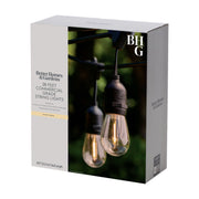 Better Homes & Gardens Plug in 12 Count Edison String Lights, Warm White - Corded Electric