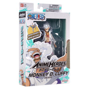 Bandai Namco Monkey D. Luffy Gear 5 Action Figure, 6.5 in, Poseable with Interchangeable Hands, One Piece