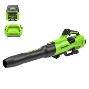 GreenWorks 2429902 Leaf Blower 60V 630 CFM 170 MPH with 2.5 Ah Battery & 3 Amp Charger