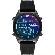 Skechers SR5142W Mens Digital Watch Black Silicone Band