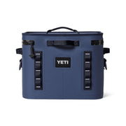 YETI Hopper Flip 18 Soft Cooler, Leakproof HydroLok Zipper, ColdCell Insulation, DryHide Shell, Classic Navy, 18-Can Capacity, 18060132138