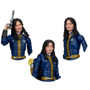 McFarlane Toys Fallout Lucy 7in Deluxe Action Figure with 22 Moving Parts, Multiple Accessories, Collectible Packaging, 11609