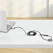 StarTech.com Slim Lock Noble Wedge Laptop Security Lock, 6.6ft Cut-Resistant Steel Cable, Silver, SNBLK-LAPTOP-LOCK