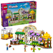 LEGO Friends Plant Caf & Flower Shop Building Set, Two-in-One Playset with 4 Minidolls and Cat, 1,138 Pieces, Ages 9+