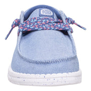 HEYDUDE Wendy Funk Friendship Lace Slip-On Loafers, Navy Blue, Size 7