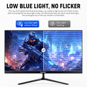 Gawfolk 24.5 Inch Gaming Monitor, 300Hz Refresh Rate, FHD 1080P, VA Panel, Built-in Speakers, DP HDMI Ports, 75x75mm VESA Mount, Black