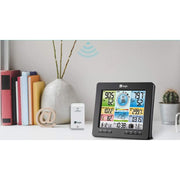 Logia LOWSC710SWB 7-in-1 Wi-Fi Weather Station with Solar, Indoor/Outdoor Remote Monitoring System